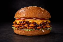 Grilled Chicken Cheese Burger