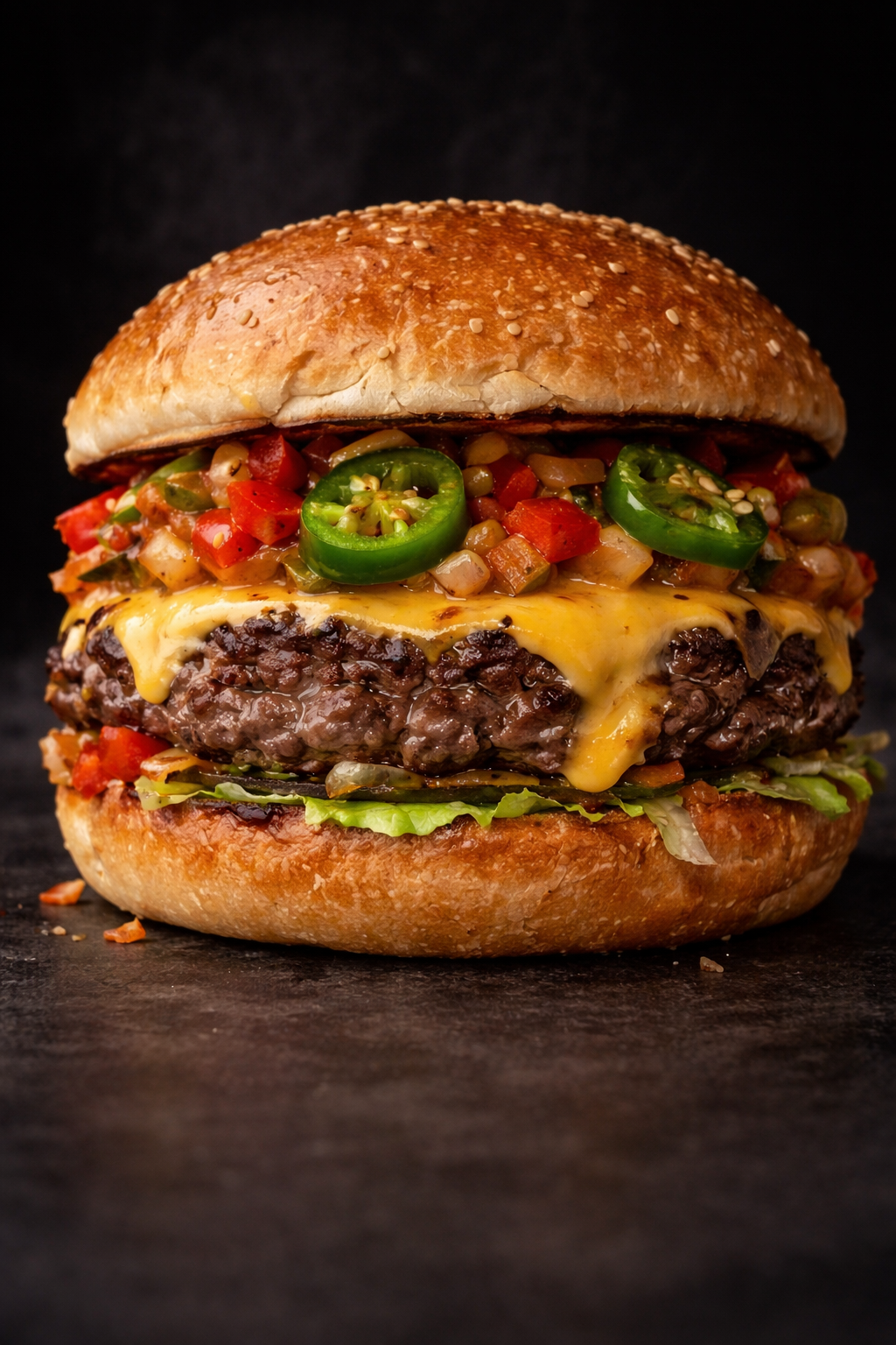 Fuego Chicken Cheese Burger - Spicy_0