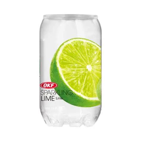 OKF משקה מוגז בטעם ליים 350 מ"ל.