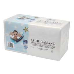 Asciugamani Piegati Monouso in Carta a Secco Goffrata 40×70 cm 100 pezzi