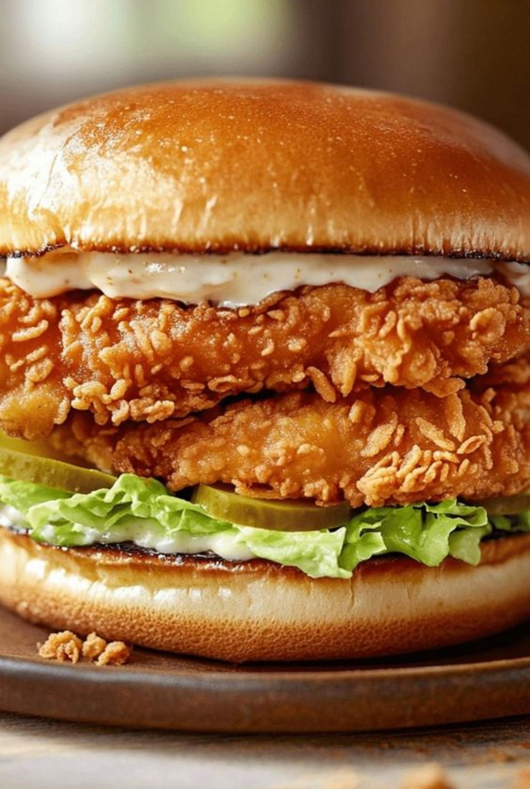 Double chiken burger 