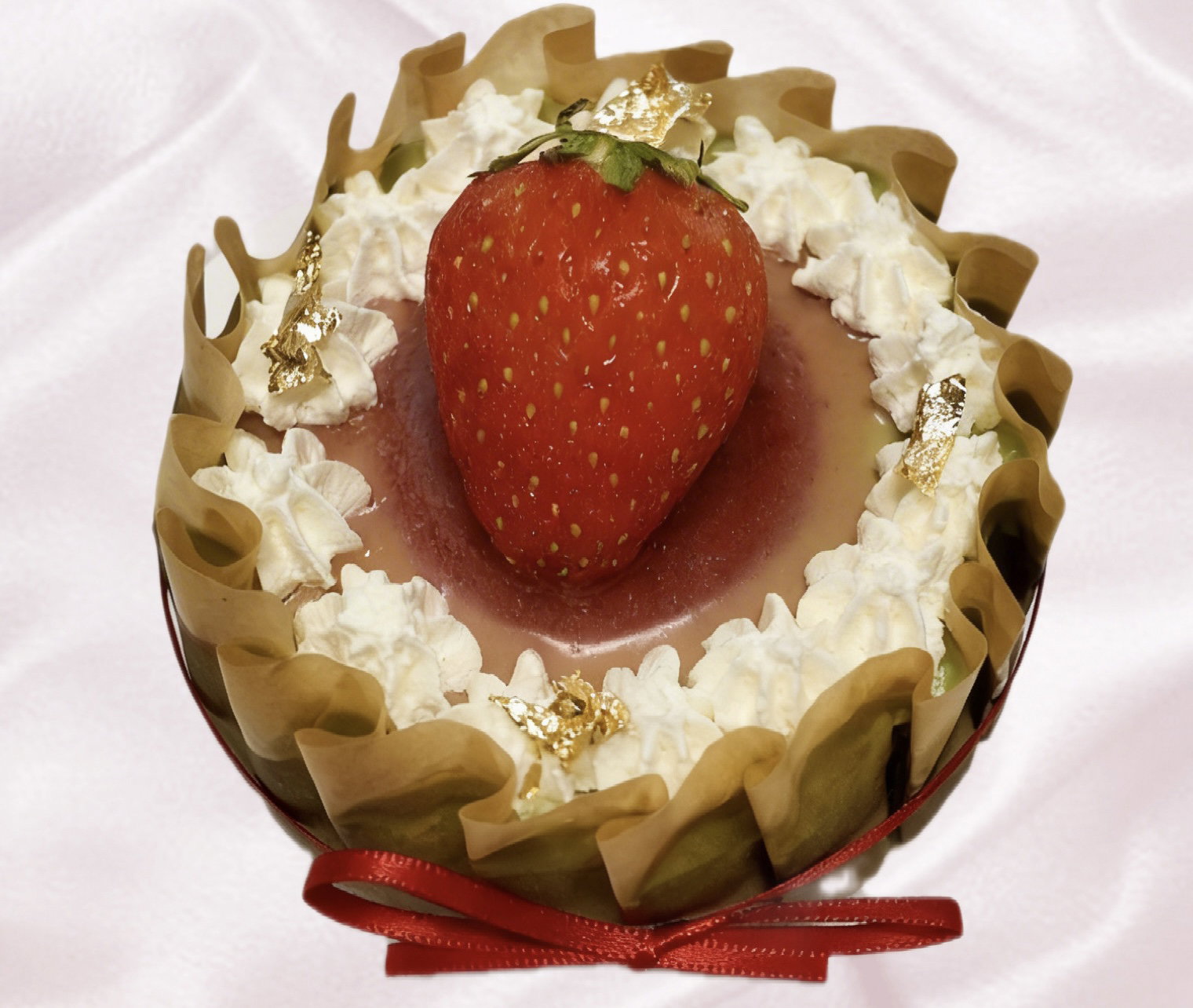 Matcha Strawberry Burnt Basque Cheesecake _0