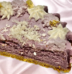 Ube Burnt Basque Cheesecake 