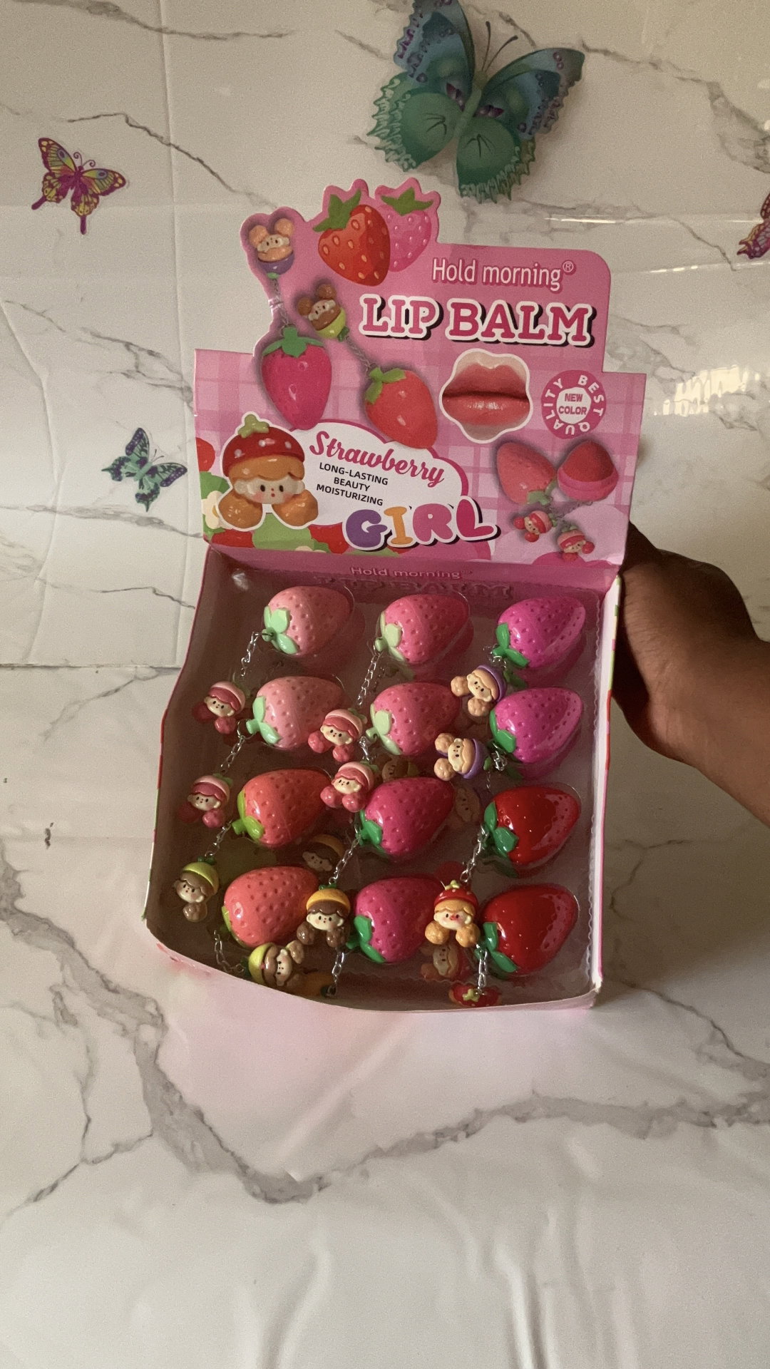 Baume à lèvres fraise