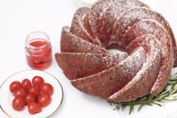 Queque Seco Red Velvet (Forma Espiral)