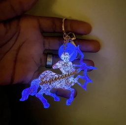 Glow in Dark Zodiac Keyrings  