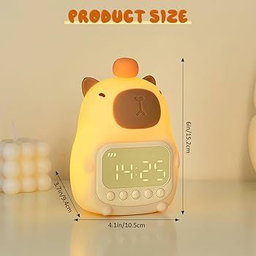 Reloj despertador multifuncional  de capibara 