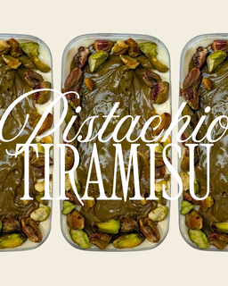 Pistachio Tiramisu