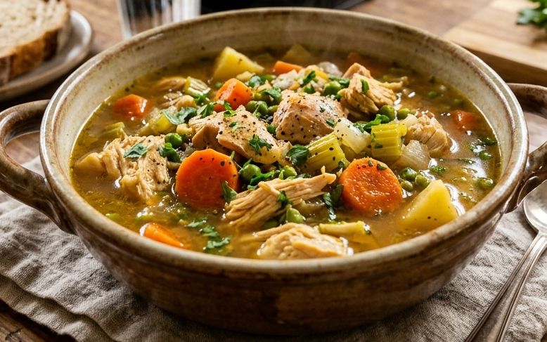 Boiled Local Chicken Stew 