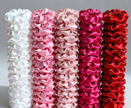 SILK SCRUNCHIES 5 FOR