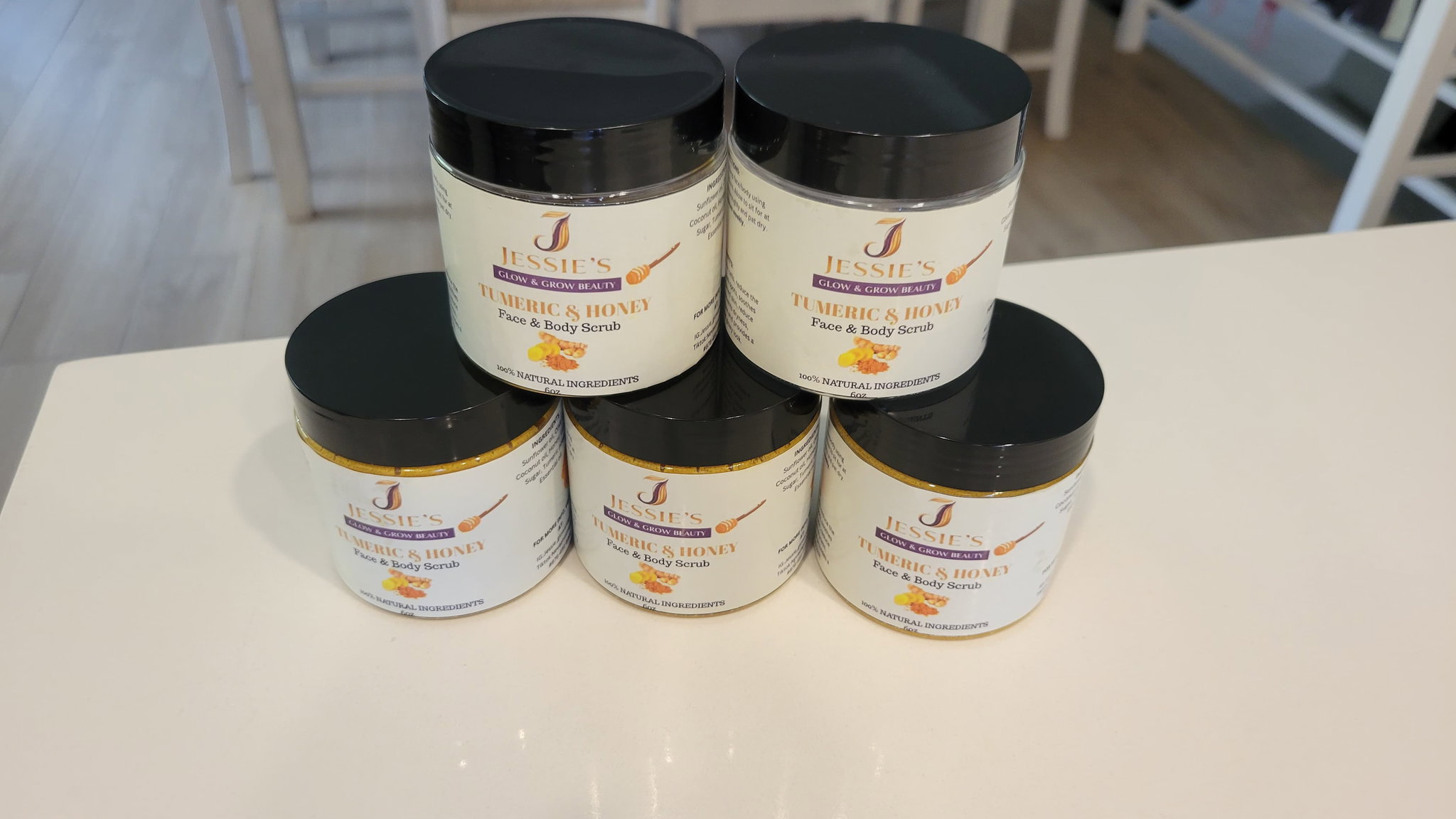TUMERIC FACE & BODY SCRUB 6oz_1