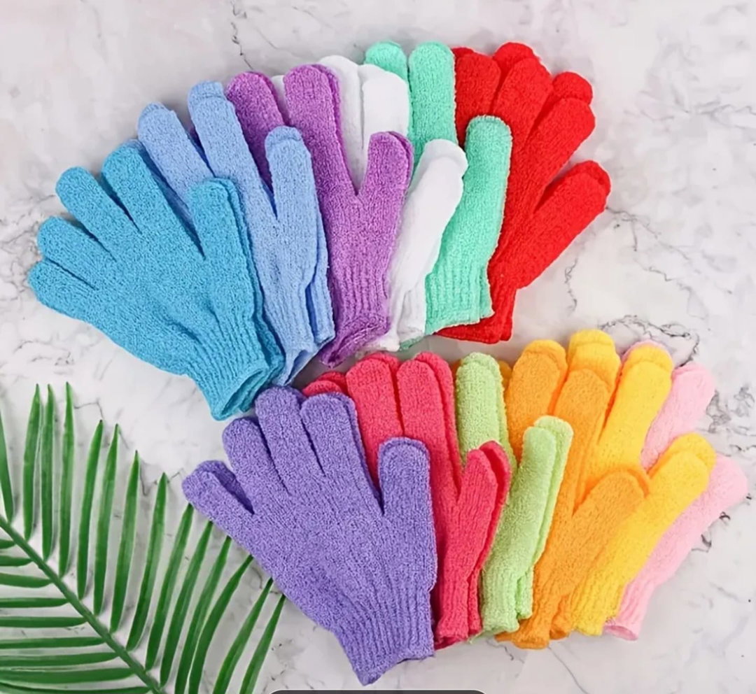 EXFOLIATING GLOVES 