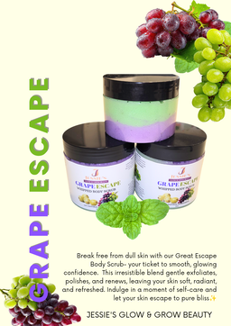 GRAPE ESCAPE WHIPPED BODY SCRUB 4OZ