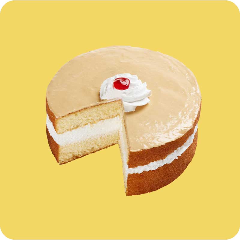 Caramel Devonshire Cake