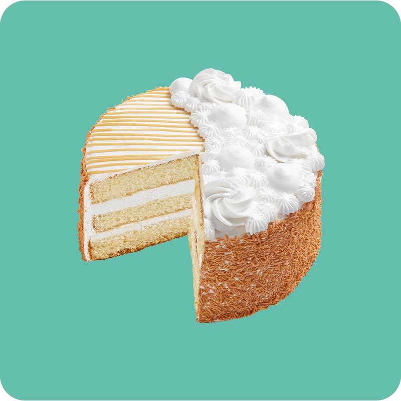 Vanilla Caramel Gateau Cake