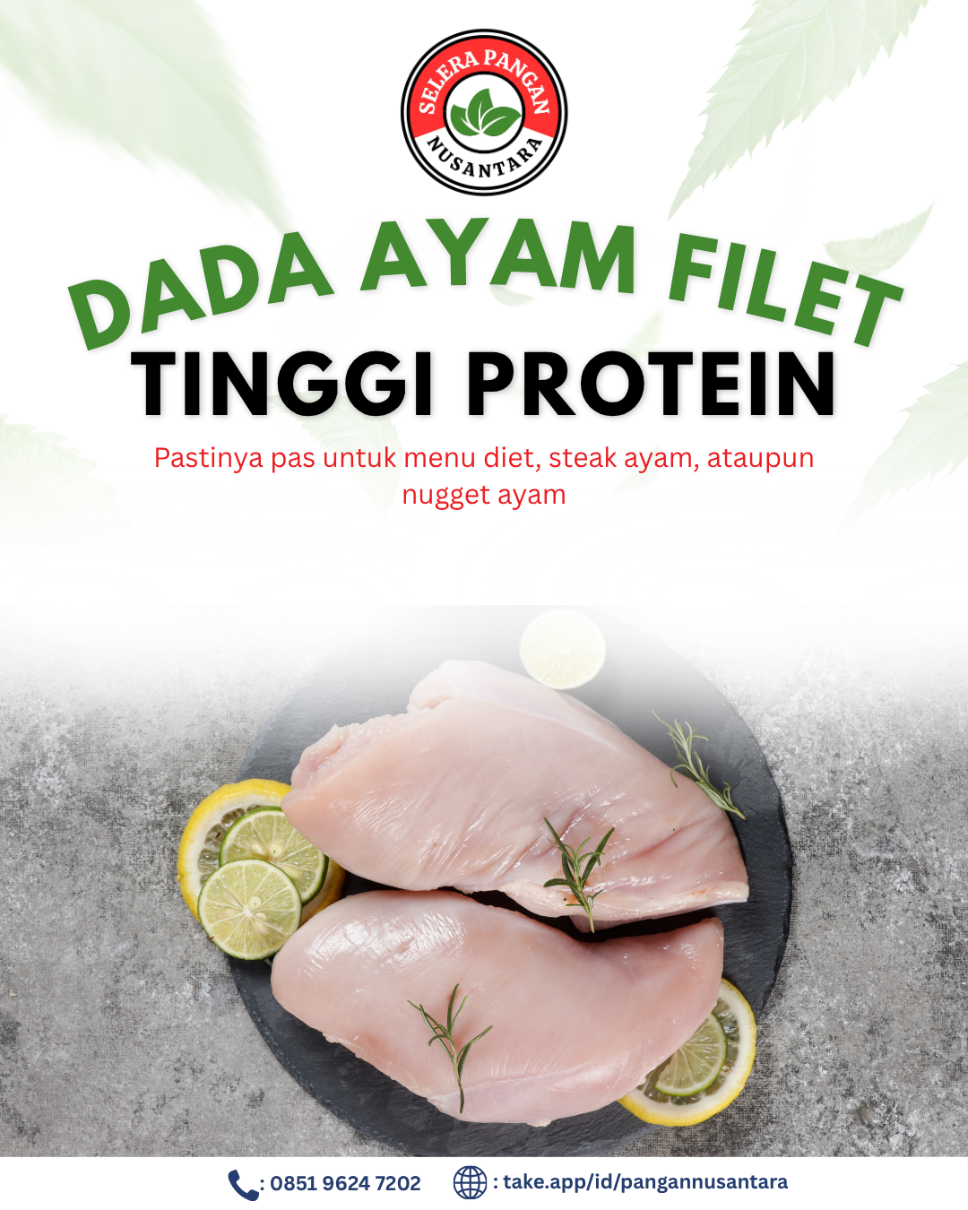 Dada Ayam Boneless Chicken Breast ALING Farm 450 gram - 500 gram_2
