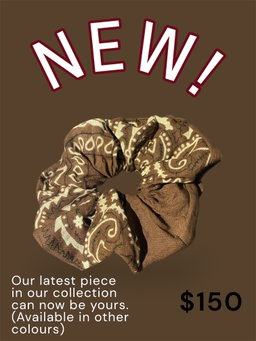 Kerchief Scrunchie  