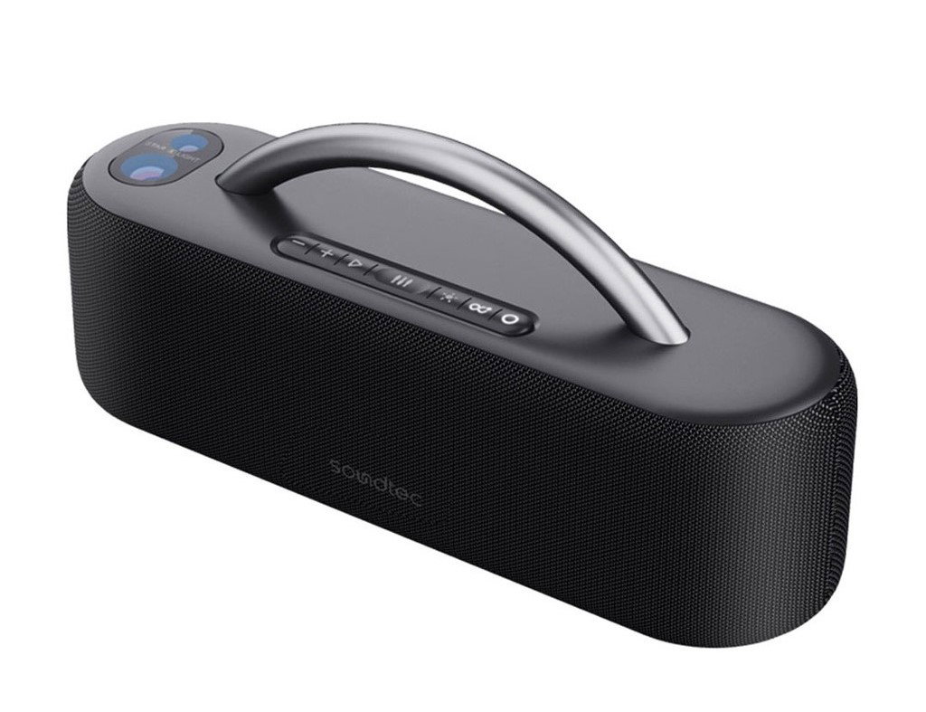 Porodo Soundtec Star Light Galactic Portable Speaker - Black_0