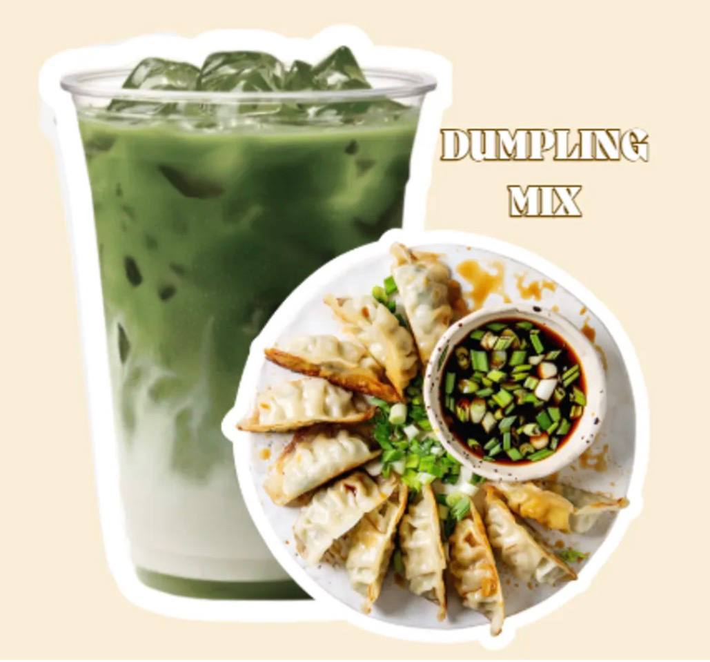 Matcha Latte + Dumpling Combo_0
