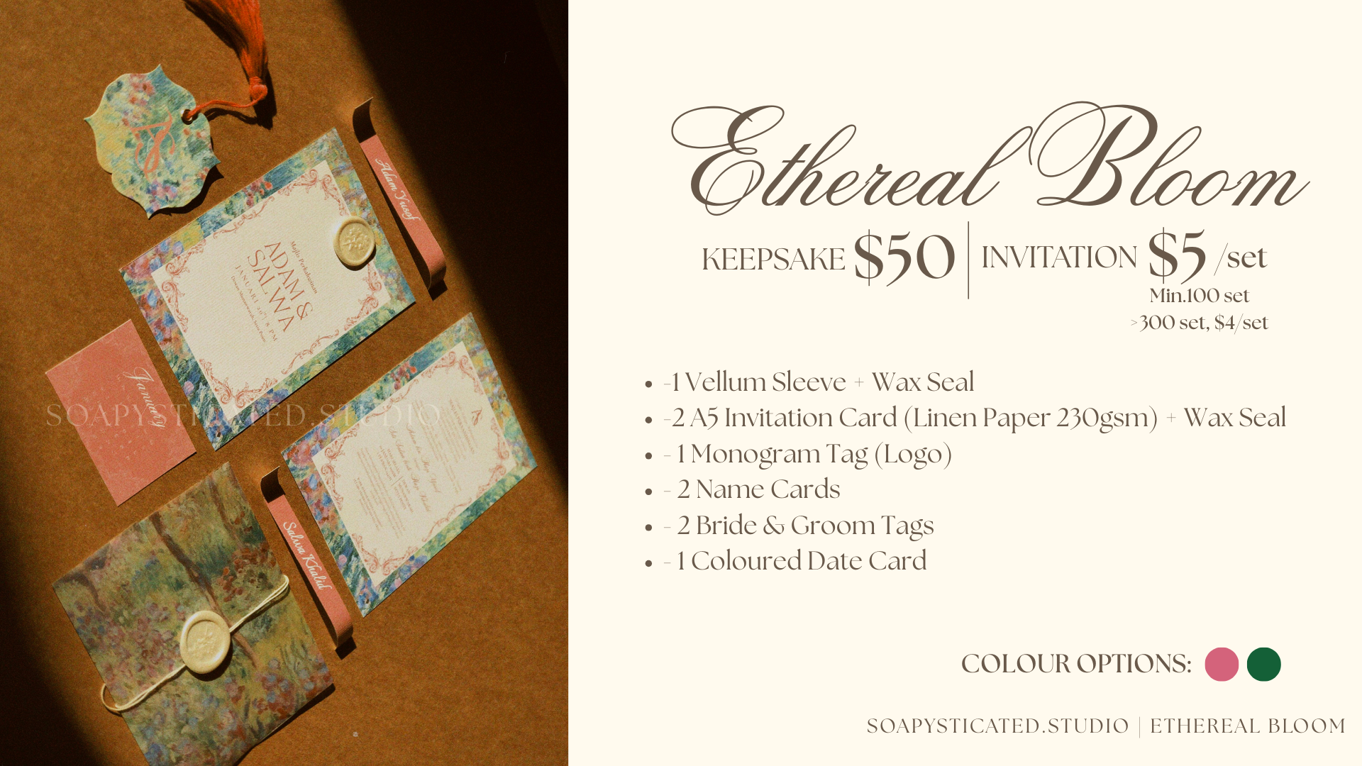 Wedding Keepsake - Ethereal Bloom Collection _2