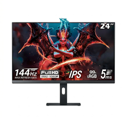 Monitor Xiaomi A24i (2026) de 24 polegadas, alta taxa de atualização de 144 Hz, tela rígida IPS, corpo ultrafino de 7,5 mm, resolução FHD de 1080p, calibração de cores de fábrica ∆Е<2 para cada tela, DP 1.4 compatível e fácil montagem