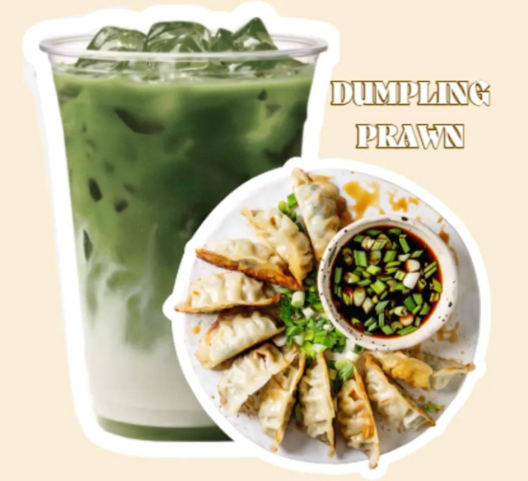 Matcha Latte + Dumpling Combo_3