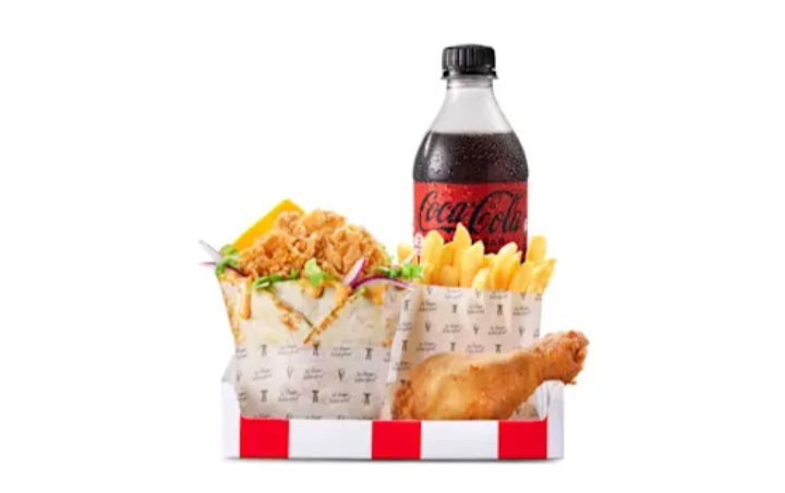 BOX CLEVER CREAMY BBQ WRAPSTA BUDDY <<< KFC >>>