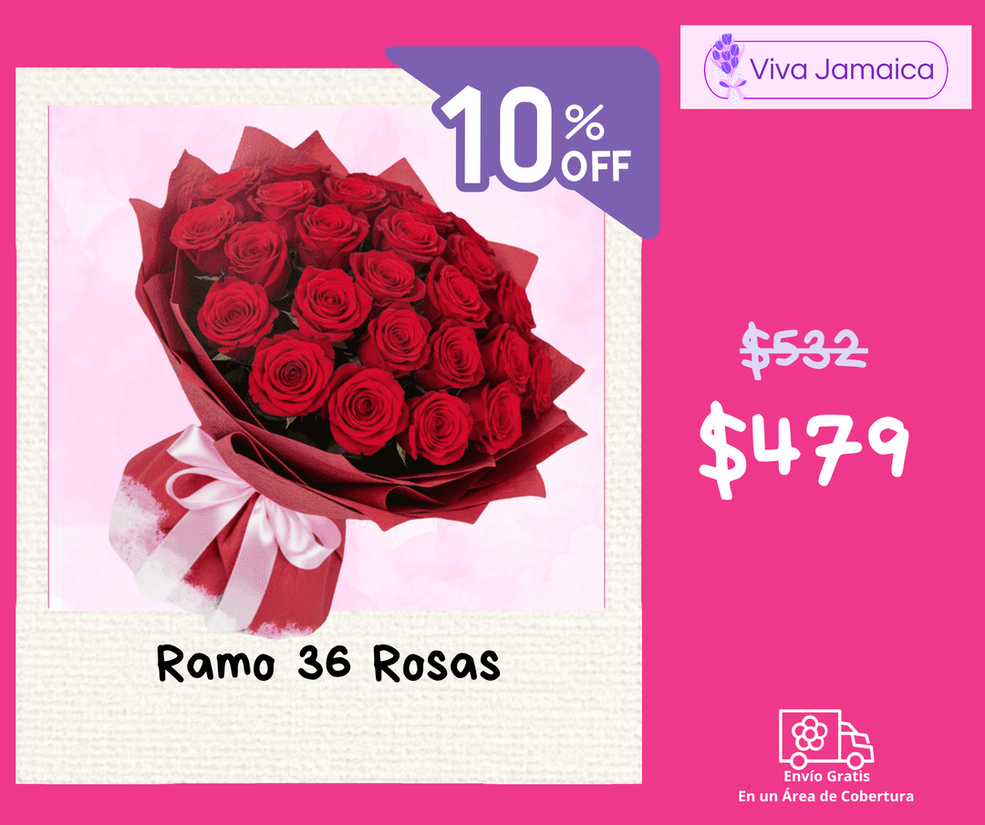 Ramo 36 Rosas