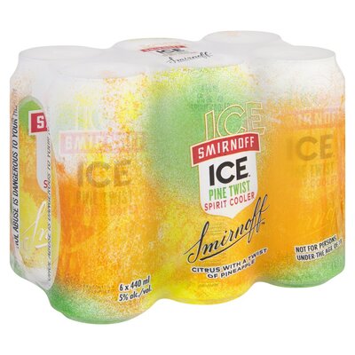 Smirnoff Storm Pine Twist Cooler 6 x 440ml_0