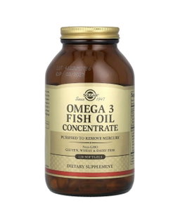 Solgar, Omega-3 Fish Oil Concentrate (Balıq Yağı Konsentratı), 120 Yumşaq Kapsul