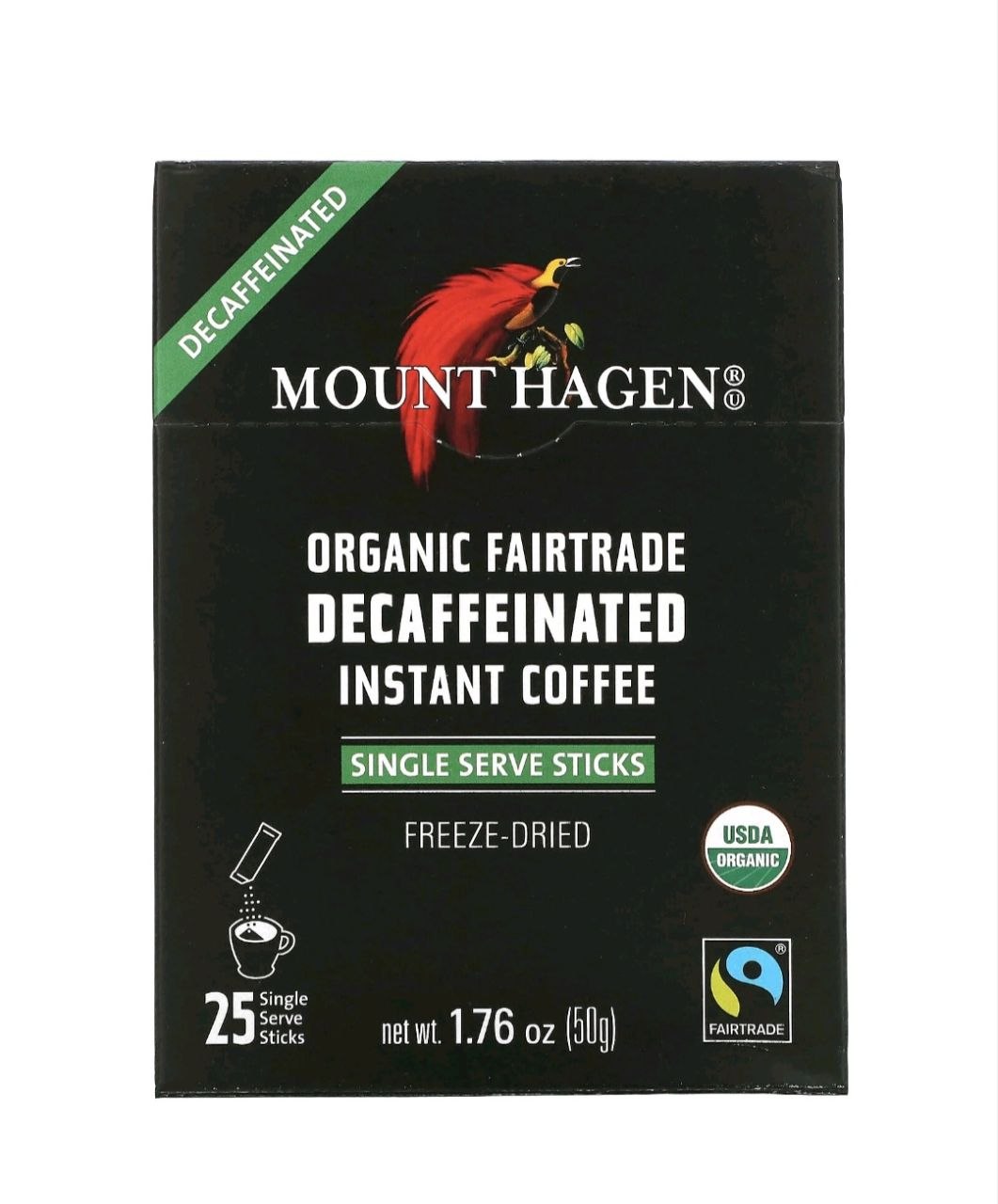 Mount Hagen, Orqanik Kafeinsiz Həll Olunan Qəhvə (Decaf Instant Coffee)