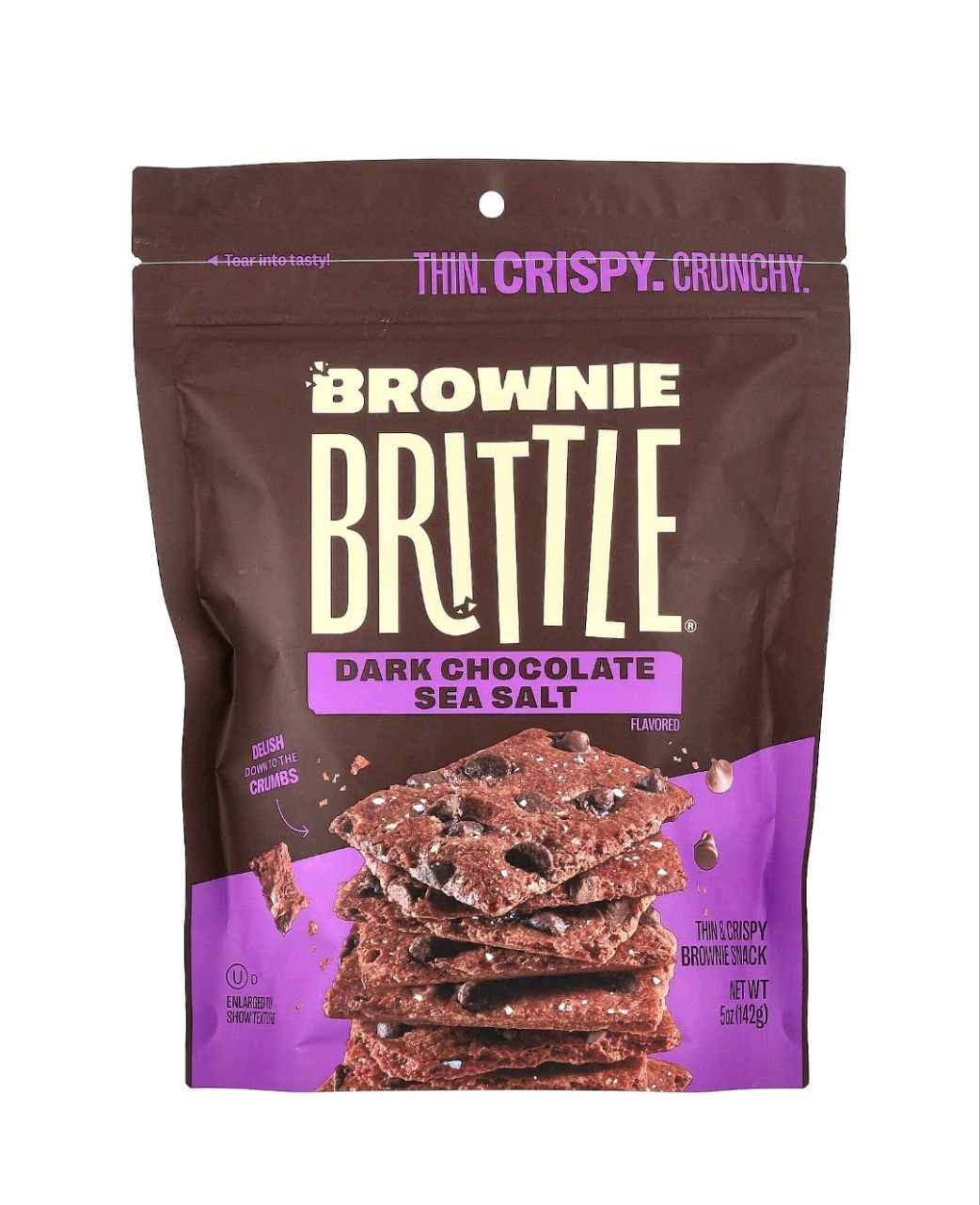 Sheila G's, Brownie Brittle – Tünd Şokolad və Dəniz Duzu (Dark Chocolate Sea Salt)