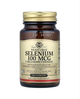 Solgar, Selenium, 100 mkq, 100 Tablet
