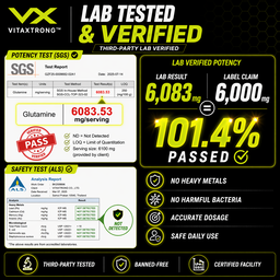 VITAXTRONG 100% Glutamine [300g / 500g / 1kg] – Faster Muscle Recovery, Repair & Immune Boost [VX]