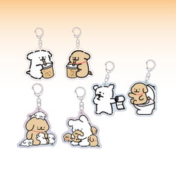 Dog Couple Keychain