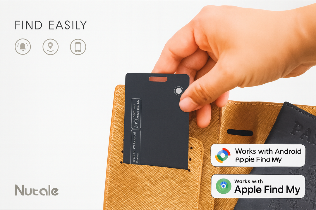 Security SmartTrack Card (Iphone/Android) - Noir
