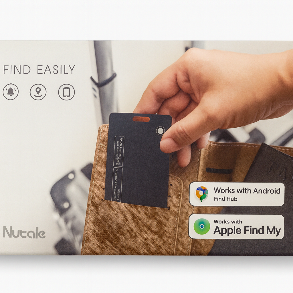 Security SmartTrack Card (Iphone/Android) - Noir_1