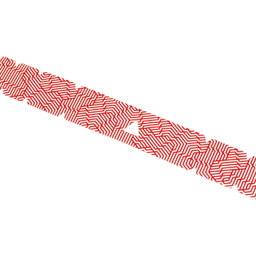 Joola Pro V Pickleball Protective Edge Guard Tape - Blaze Red (1 pc)