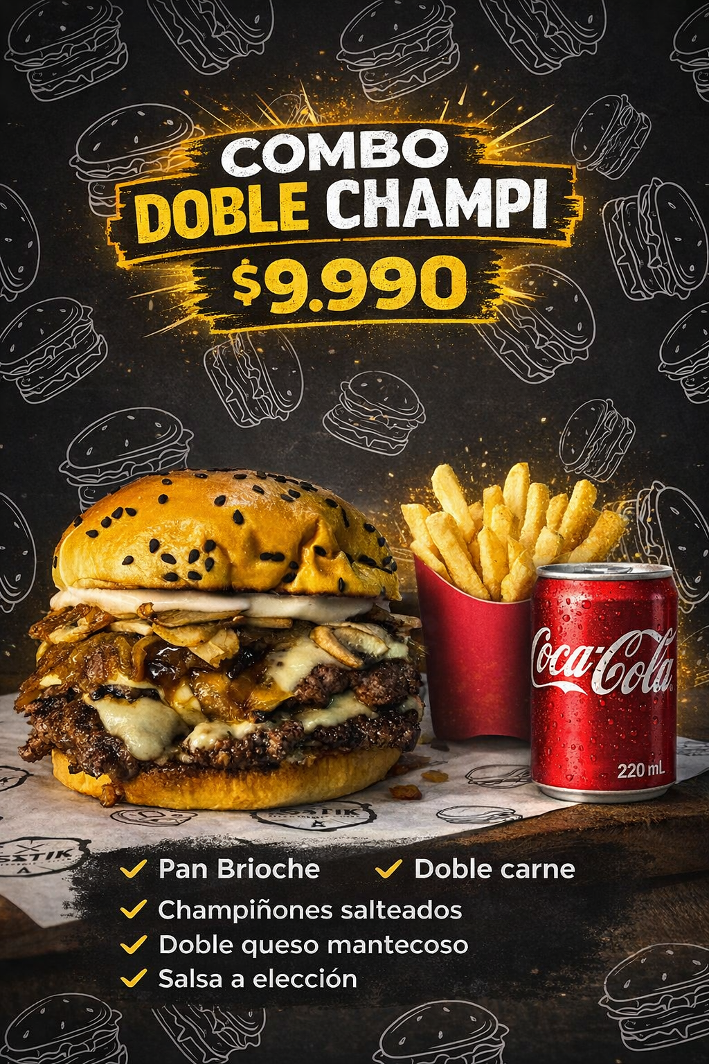 Box Doble champi 