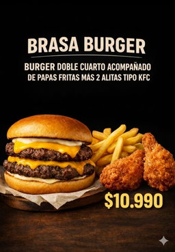 Box brasa burger 🍔🍗