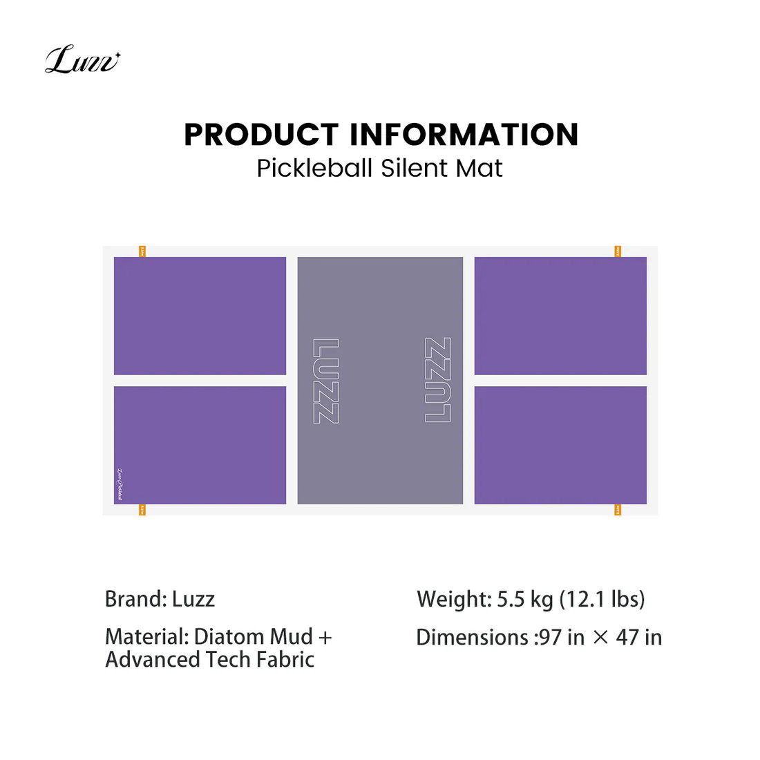 Luzz Pickleball Court Flooring Mat_4