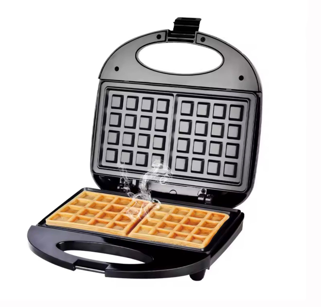 Waflera Antiadherente para 2 Wafles Belgas _0