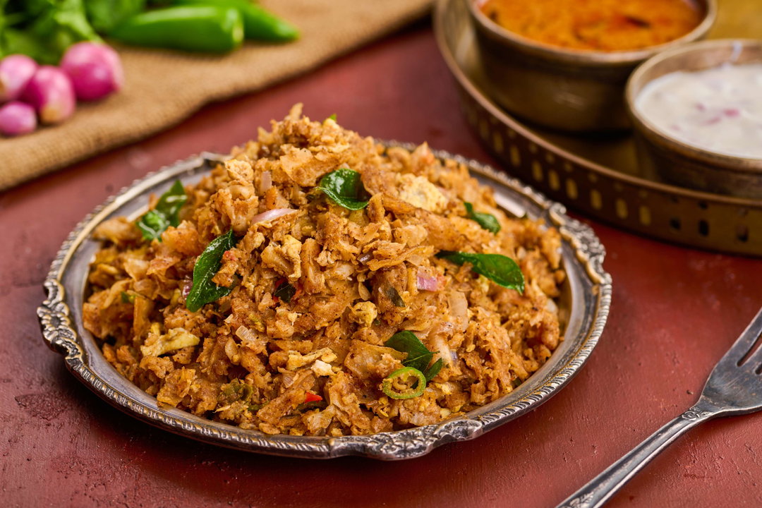 Egg Kothu Parotta