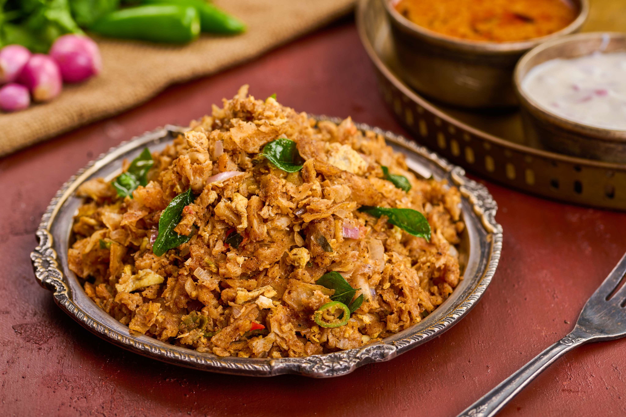 Egg Kothu Parotta_0