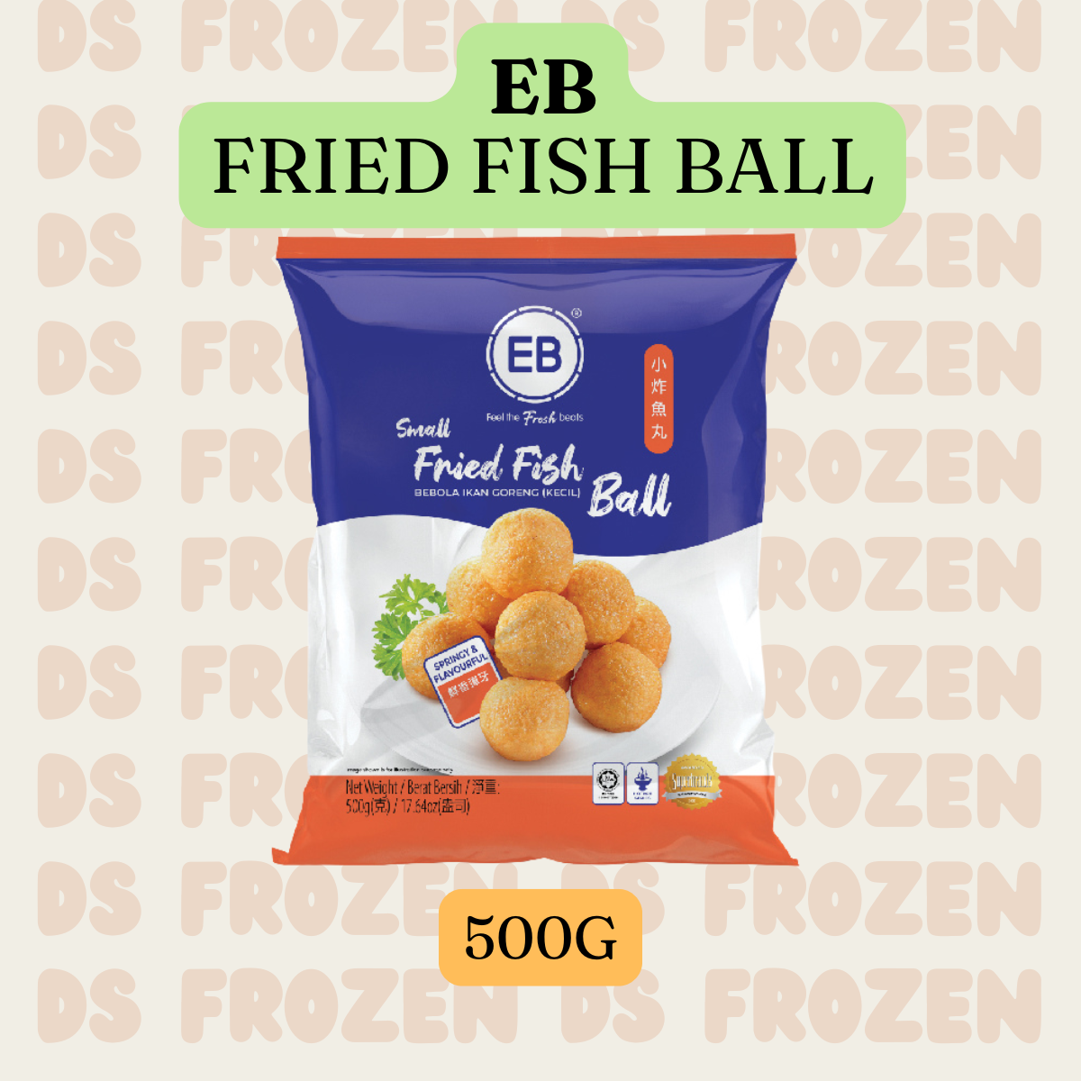 EB SMALL FRIED FISH BALL 500GM_0