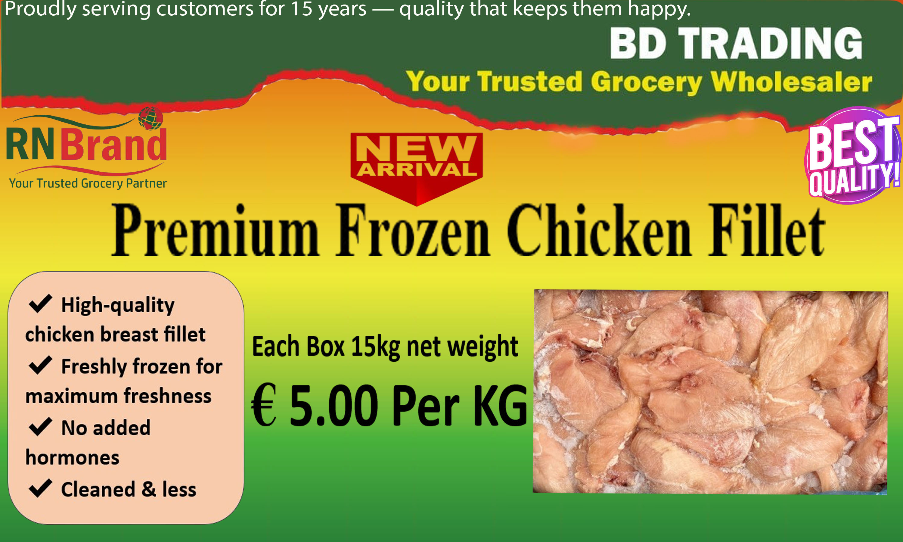 Frozen chicken Fillet Available_0