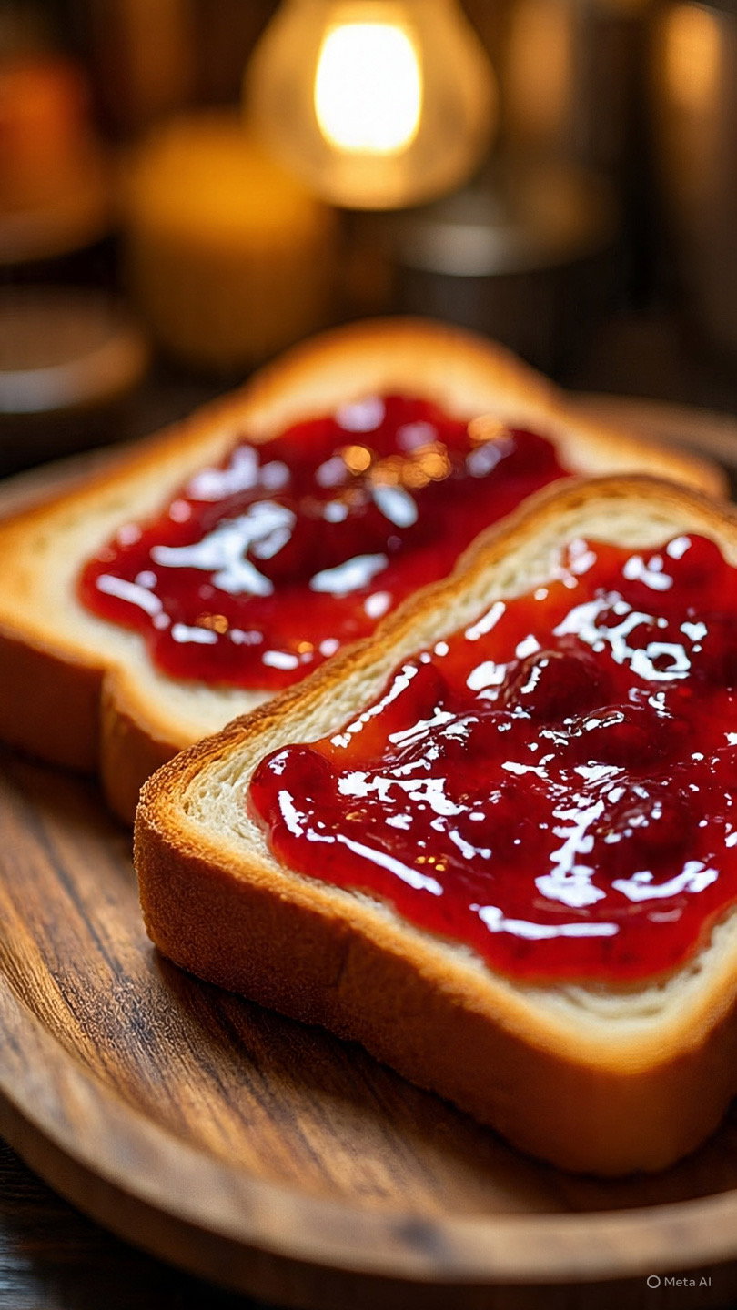 ROTI BAKAR STRAWBERI