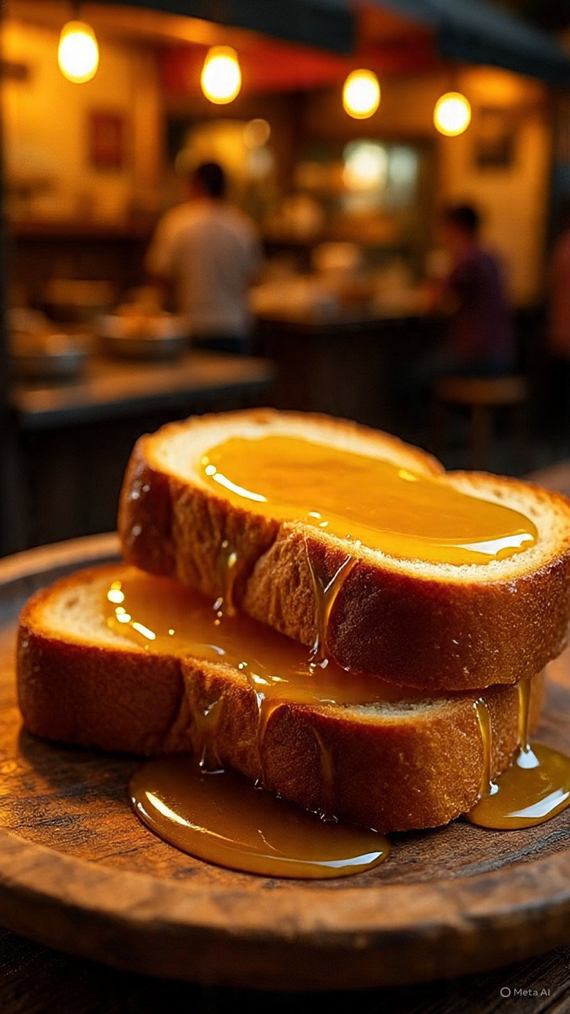 ROTI BAKAR TELUR MADU