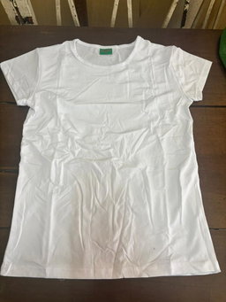 T-SHIRT POLYESTER BLANC