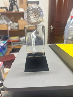 TROPHÉE EN VERRE